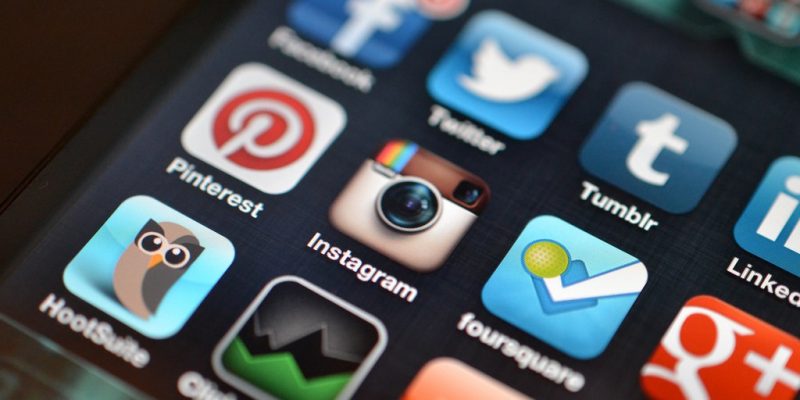 Instagram and other Social media Apps (adapted) [Image by Jason A. Howie [CC BY 2.0], via flickr)