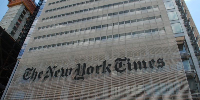 The New York Times (adapted) (Image by Joe Shablotnik [CC BY 2.0], via flickr)