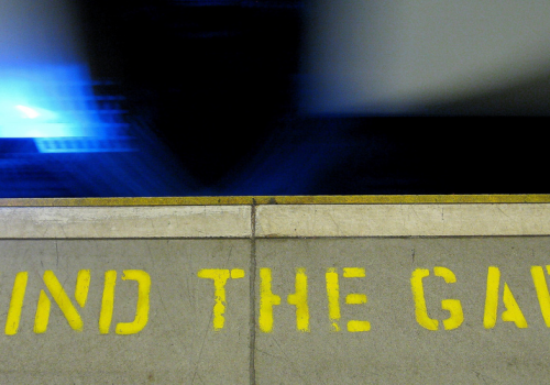 mind the gap (adapted) (Image by Pawel Loj [CC BY 2.0] via Flickr)