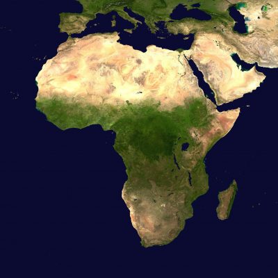 Afrika (adapted) (Image by WikiImages [CC0 Public Domain] via pixabay)