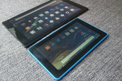 Amazon Fire Tablet Größenvergleich