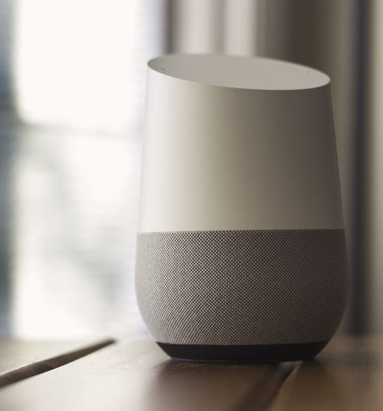 Google Home tech _ When using this image please provide phot… _ Flickr (adapted) (image by NDB Photos [CC BY-SA 2.0] via flickr)