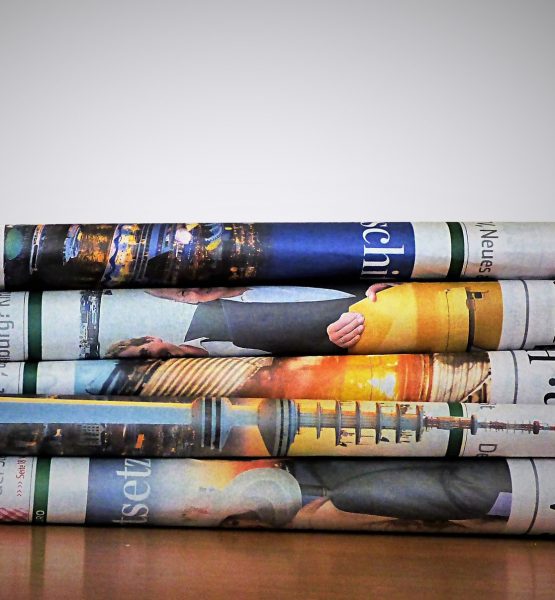 newspaper (adapted) (image by bykst [CC0] via pixabay)