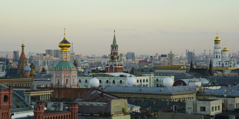 Moscow Rooftops (adapted) (Image by Evgeny) [CC0 Public Domain] via Pixabay
