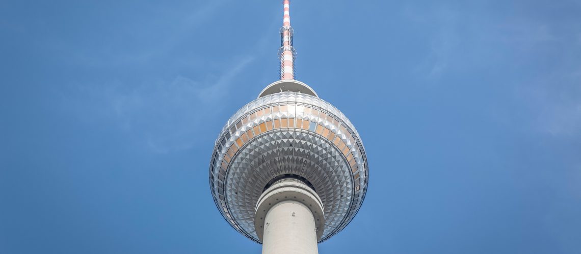 Tower, television tower, blue sky and tall (adapted) (Image by Markus Spiske [CC0 Public Domain] via Unsplash)