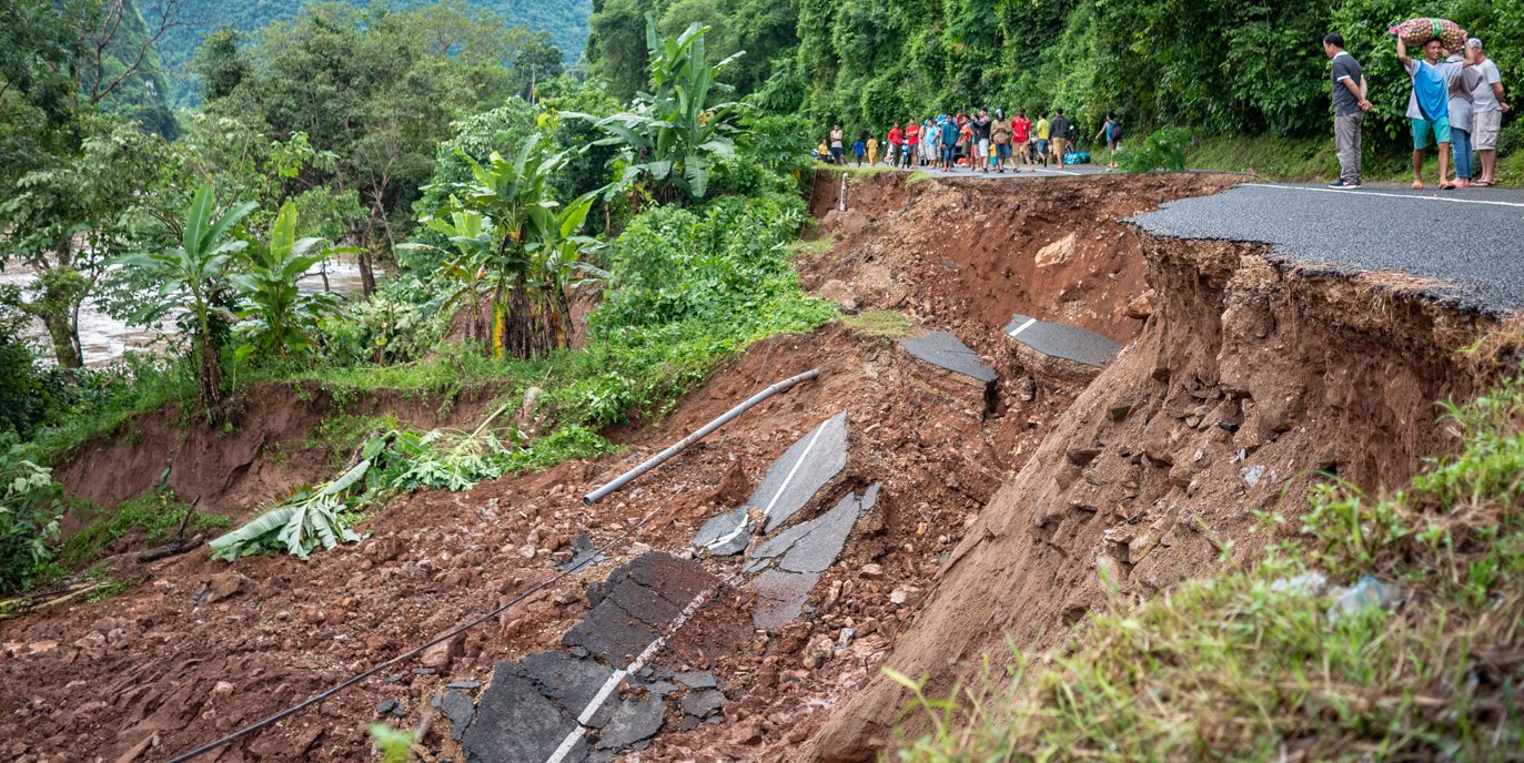 Laos Straßenbau