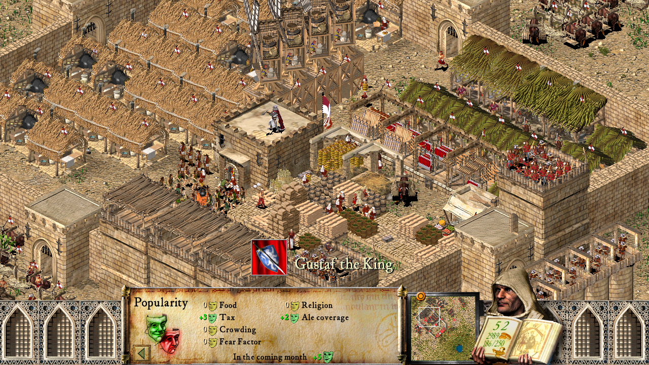 Dank seiner simplen 2D-Grafik sieht Stronghold Crusader HD auch 20 Jahre später noch gut aus.