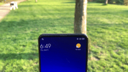 Xiaomi Mi Mix 3 -Schiebemechanismus animiert