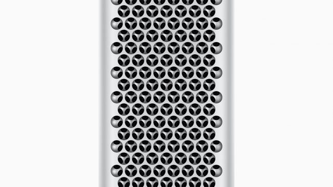 Frontansicht des Mac Pro