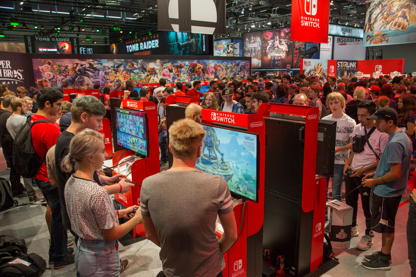 Nintendo Stand auf der Gamescom