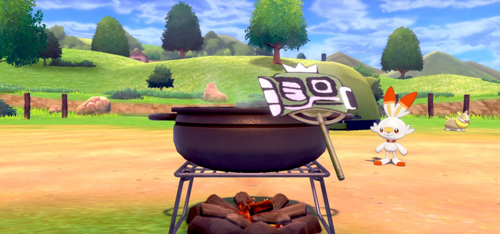 Curry-kochen in Pokémon