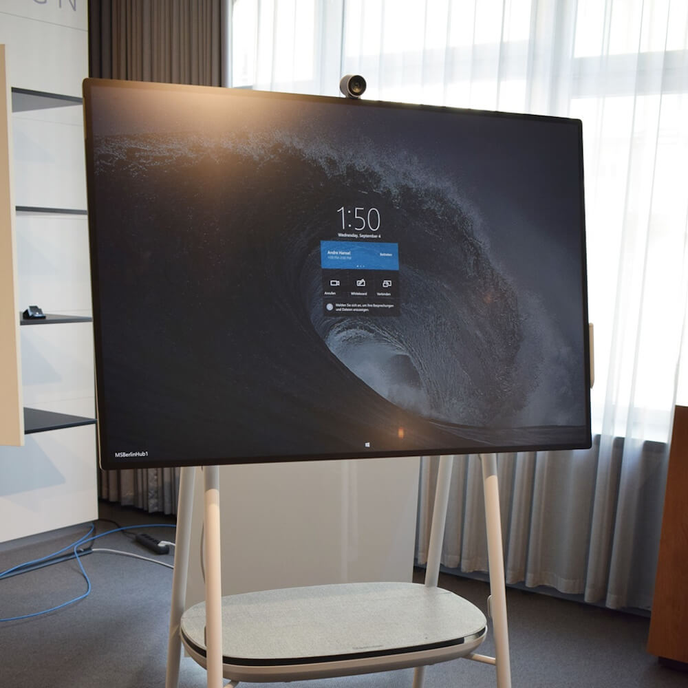 Eine Echte Teamleistung Microsoft Surface Hub 2s Im Hands On Netzpiloten De