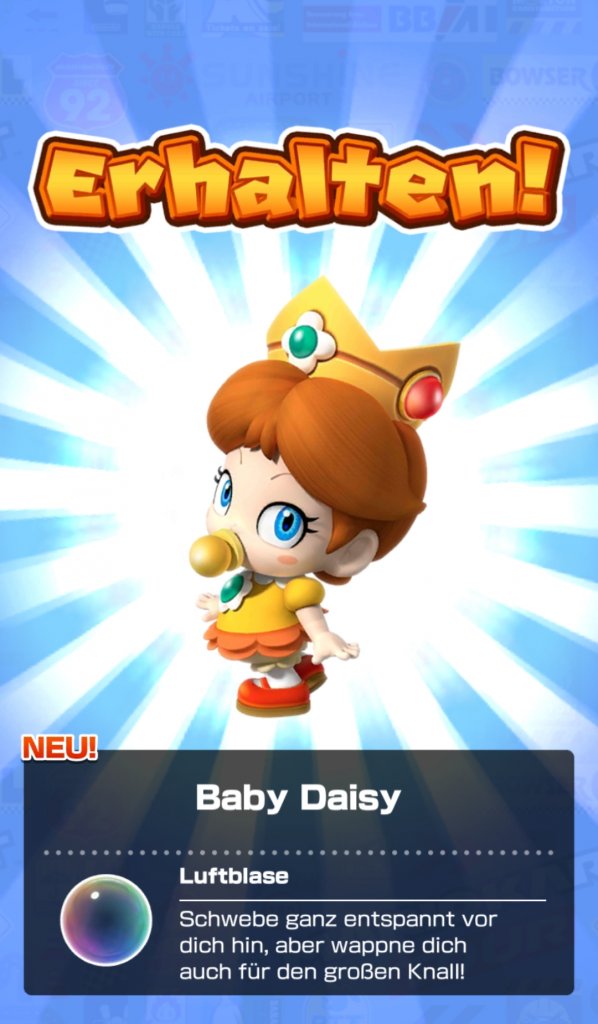 Baby Daisy in Mario Kart Tour