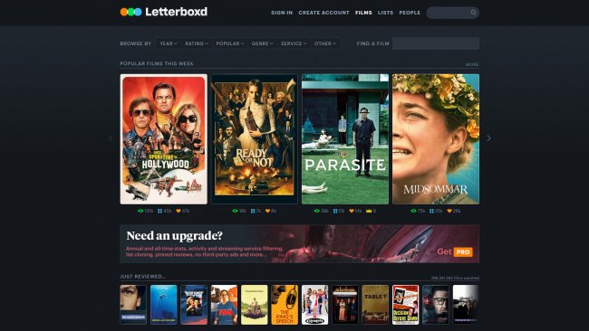 Screenshot von Letterboxd / Screenshots of Letterboxd by Paul Asbahr