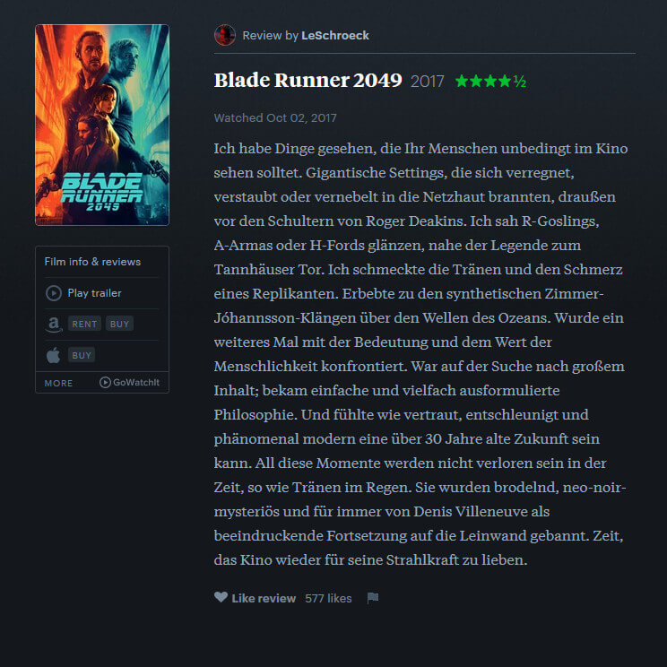 Screenshot of Letterboxd by Paul Asbahr 