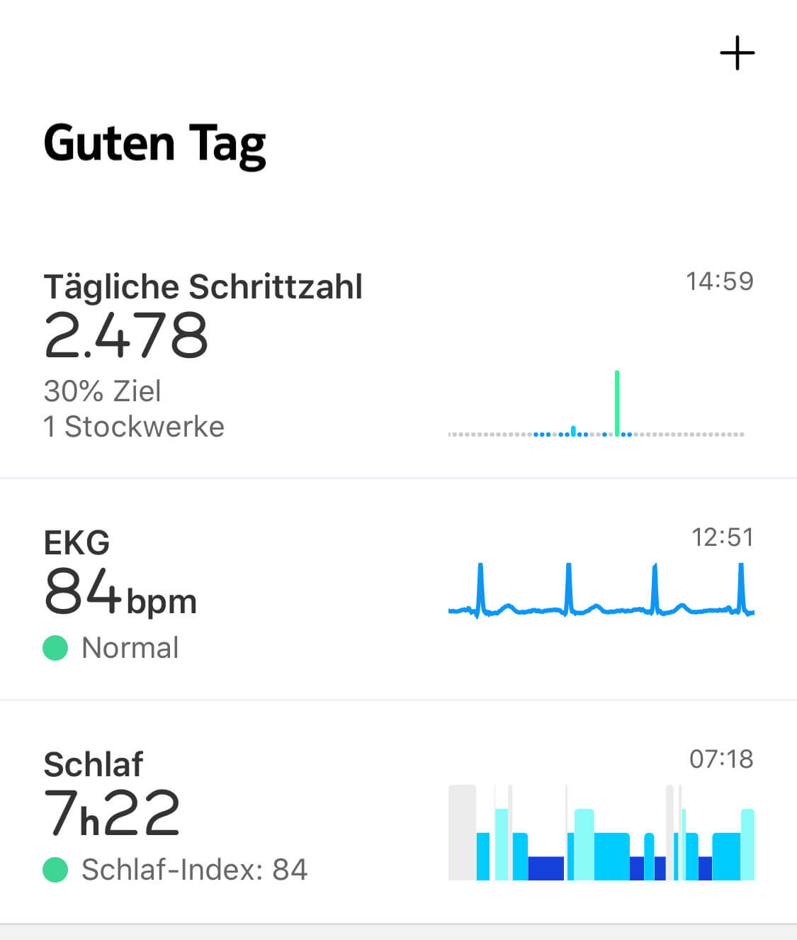 Withings Move ECG im Test - Tracking