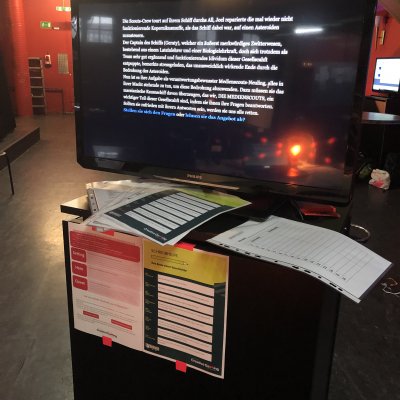 Storytelling auf der Play 19.