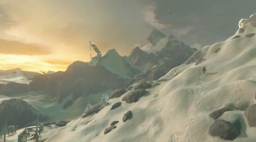 Screenshot aus dem zweiten Trailer von The Legend of Zelda Breath of the Wild von Nintendo.