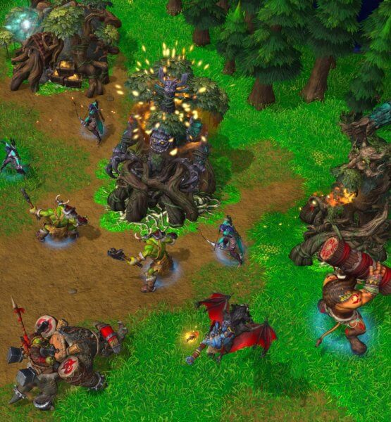 Spielszene aus Warcraft 3 Reforged