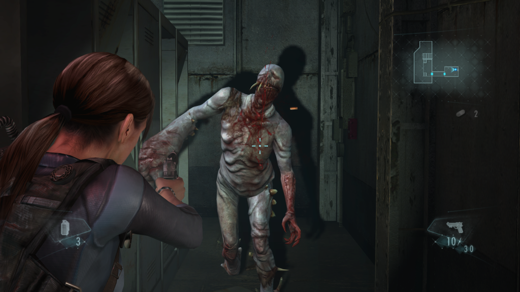 Jill Valentine in Resident Evil: Revelation. Image by Capcom via igdb.com 