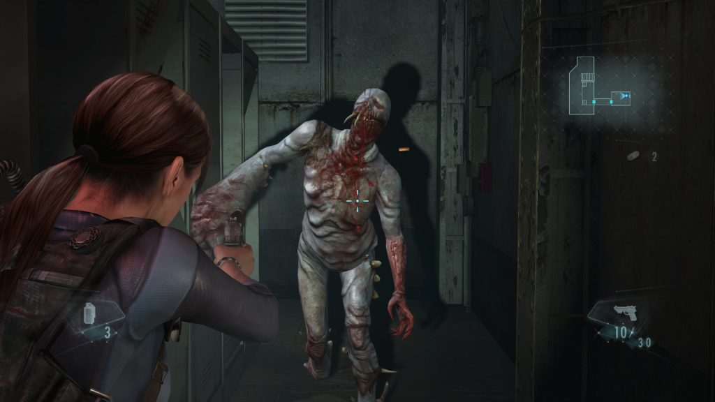 Jill Valentine in Resident Evil: Revelation. Image by Capcom via igdb.com
