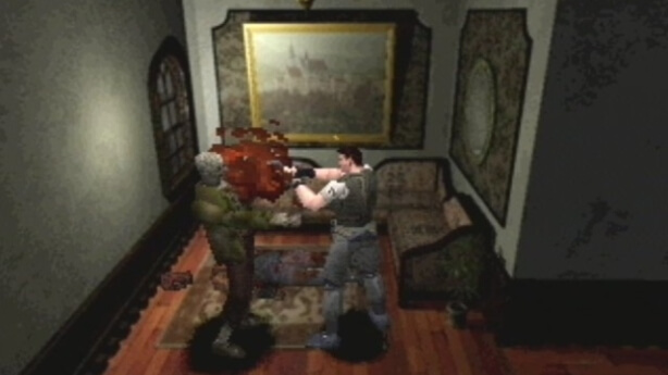 Chris Redfield in Resi 1 Image by Capcom via igdb.com