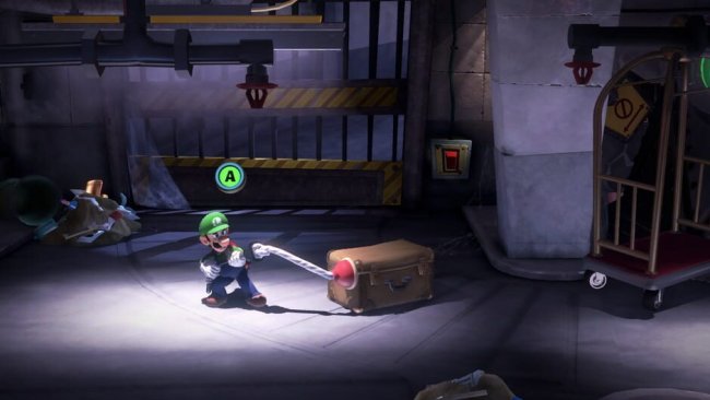 Der Pömpel ist eine neue Fähigkeit. Mit dem Pömpel kann Luigi Gegenstände durch die Gegend schleudern. Image by Nintendo via igdb.com