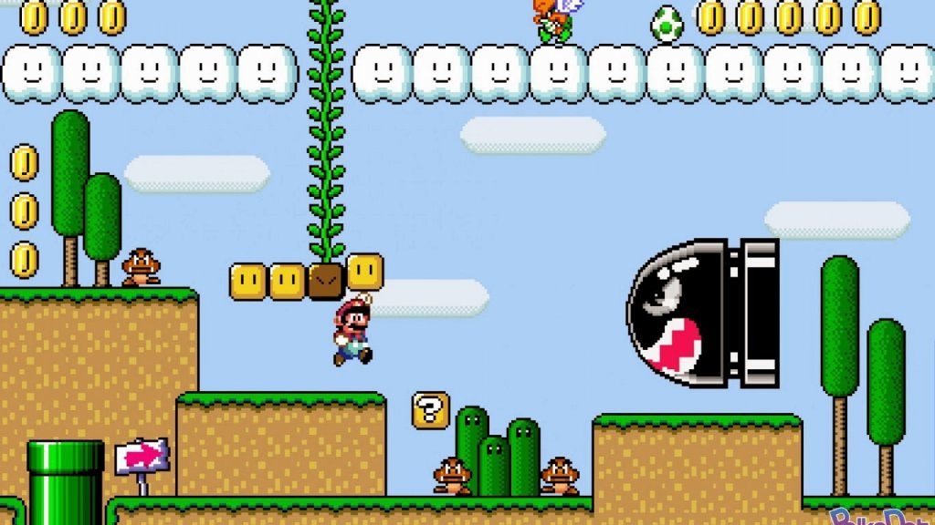 Screenshot aus Super Mario World / Image by Nintendo via IGBD.com