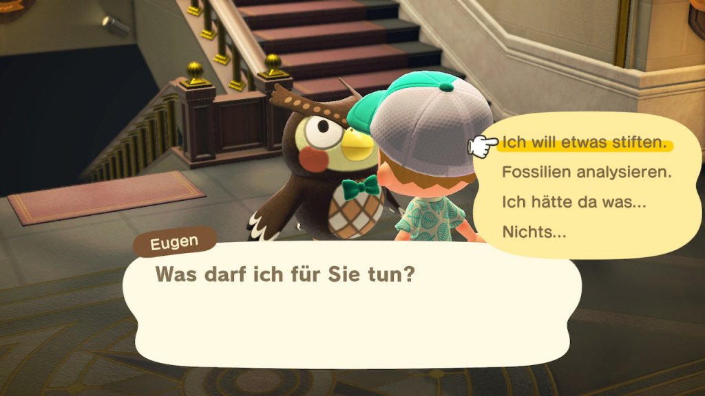 Animal Crossing: New Horizons Tipps und Tricks - Spenden für das Museum / Screenshot aus Animal Crossing von Nintendo erstellt von Moritz Stoll