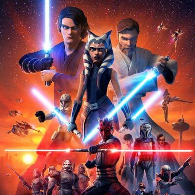 Keyart von Star Wars: The Clone Wars - Staffel 7