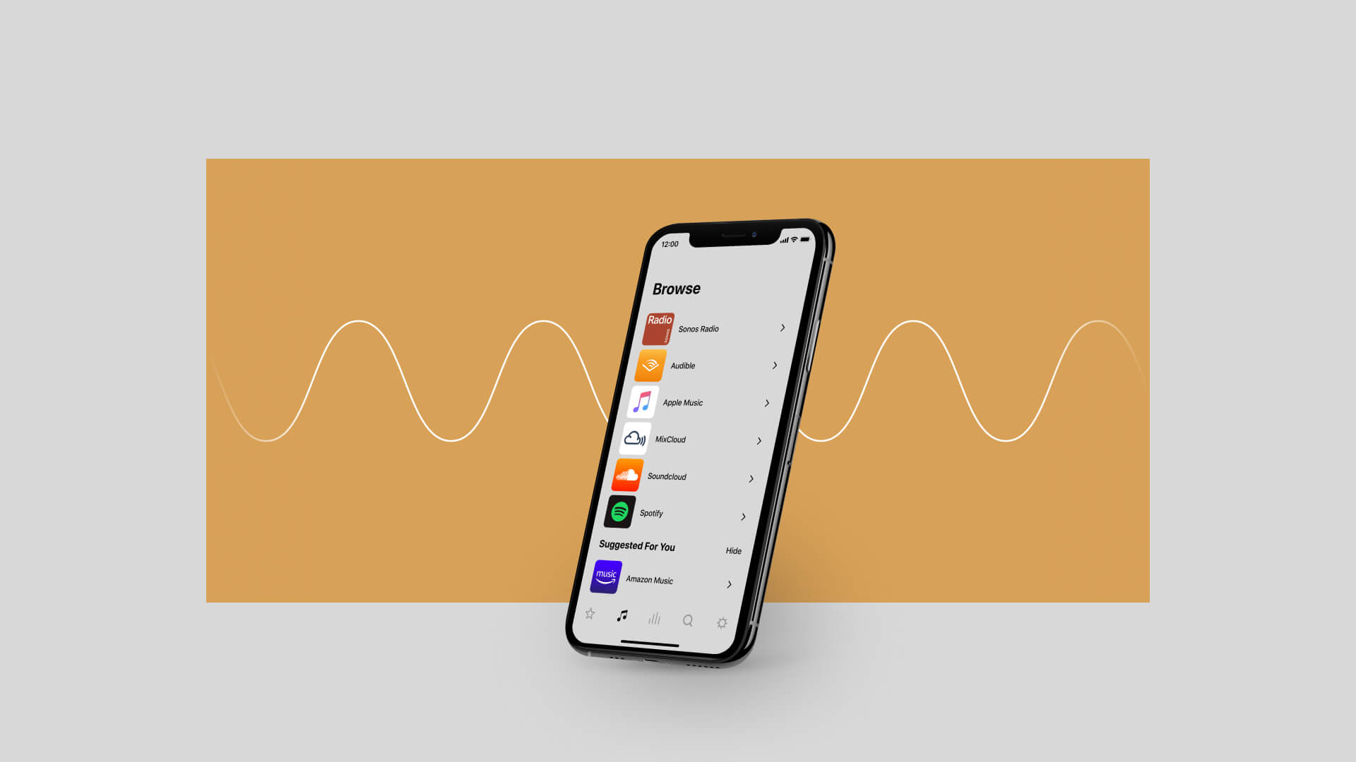 Sonos S2 App Menü-Browser