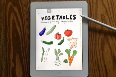 iPad 2 mit Active Stylus zum Zeichnen auf dem iPad 2