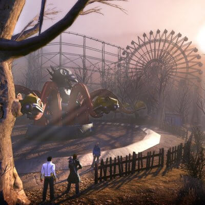 Ein verlassener Vergnügungspark in Secret World