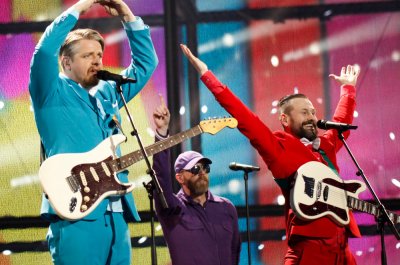 Die isländische Band Pollapönk Beim Eurovision Song Contest 2014