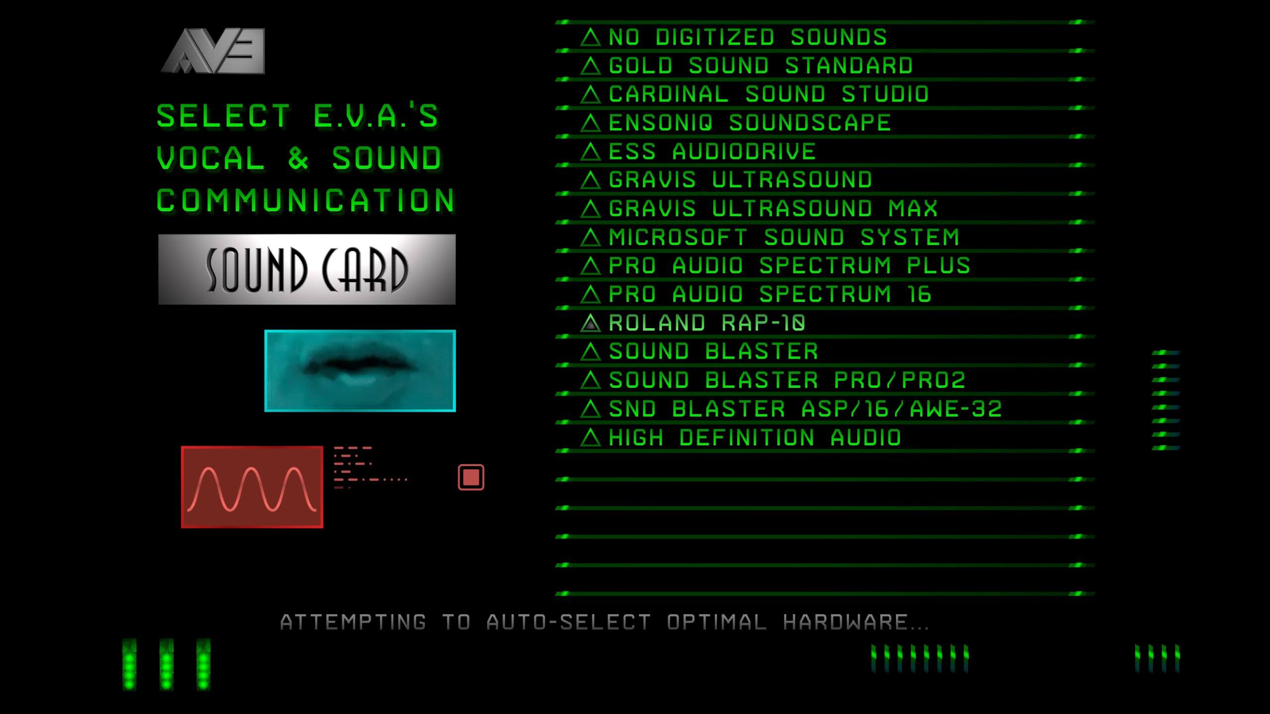 Installationsbildschirm in Command & Conquer Remastered