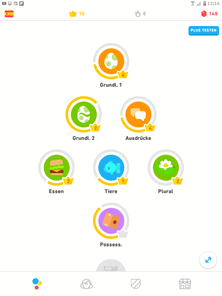 Screenshot Duolingo