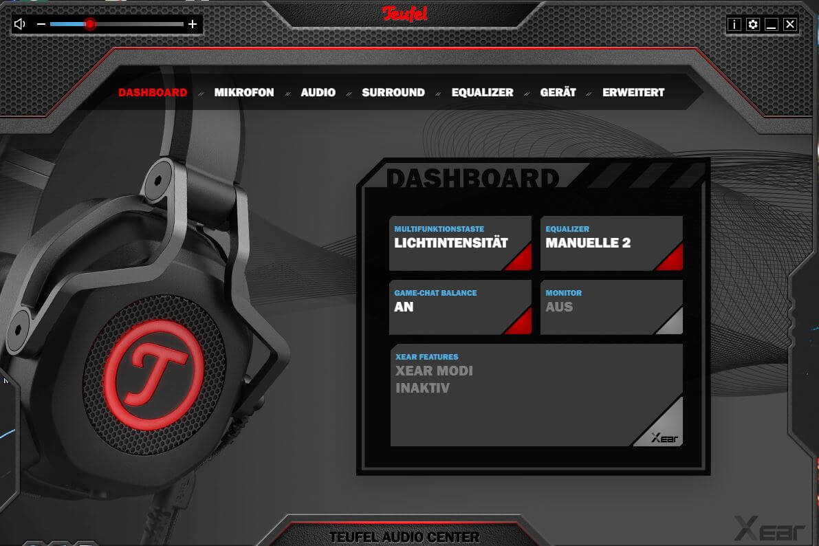 Teufel CAGE Gaming Headset Software.