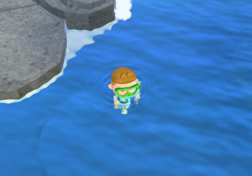 Animal Crossing Schwimmen und Tauchen Titelbild