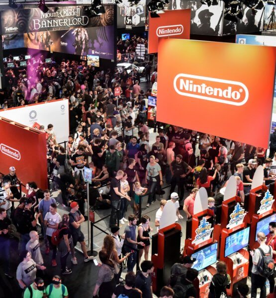 Nintendo-Stand auf der Gamescom 2019.