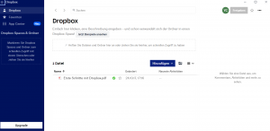 Screenshot aus der Dropbox-App für den Desktop erstellt von Yeu-Ching Chen