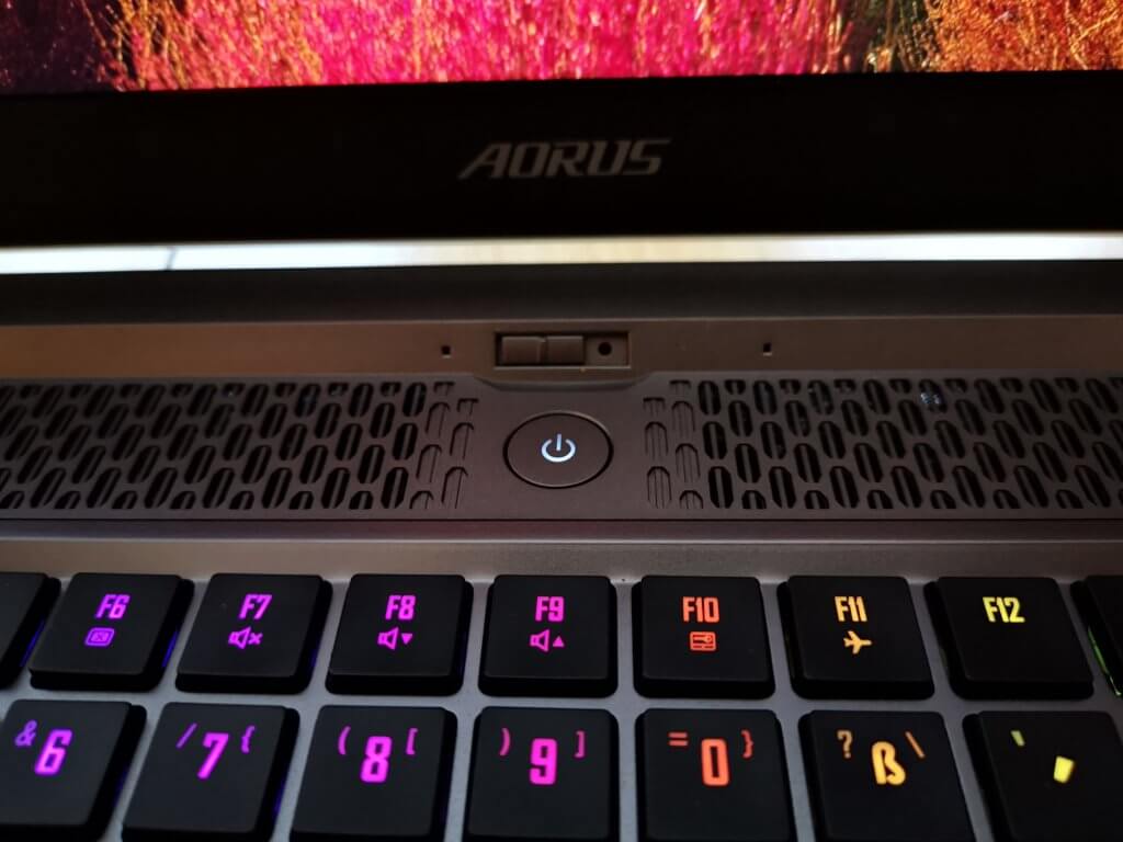 Die mechanische Tastatur des Aorus 17G