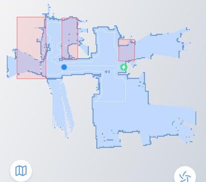 Screenshot der erstellen Karte aus der WeBack-App