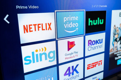 Zu sehen ist die Nutzeroberfläche vonm Roku Express Streaming Player.