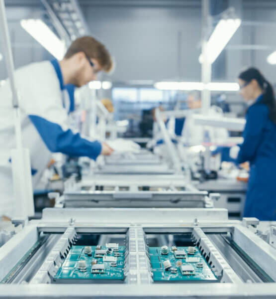 Bild einer Chipfabrik, deren Beschaffenheit einer der Gründe für den Chipmangel ist