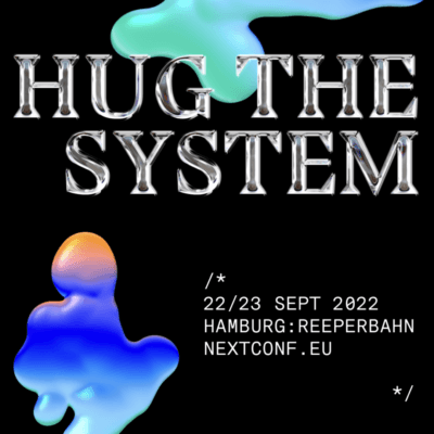 Werbegrafik der NEXT Conference, die am 22. und 23. September in Hamburg stattfindet.