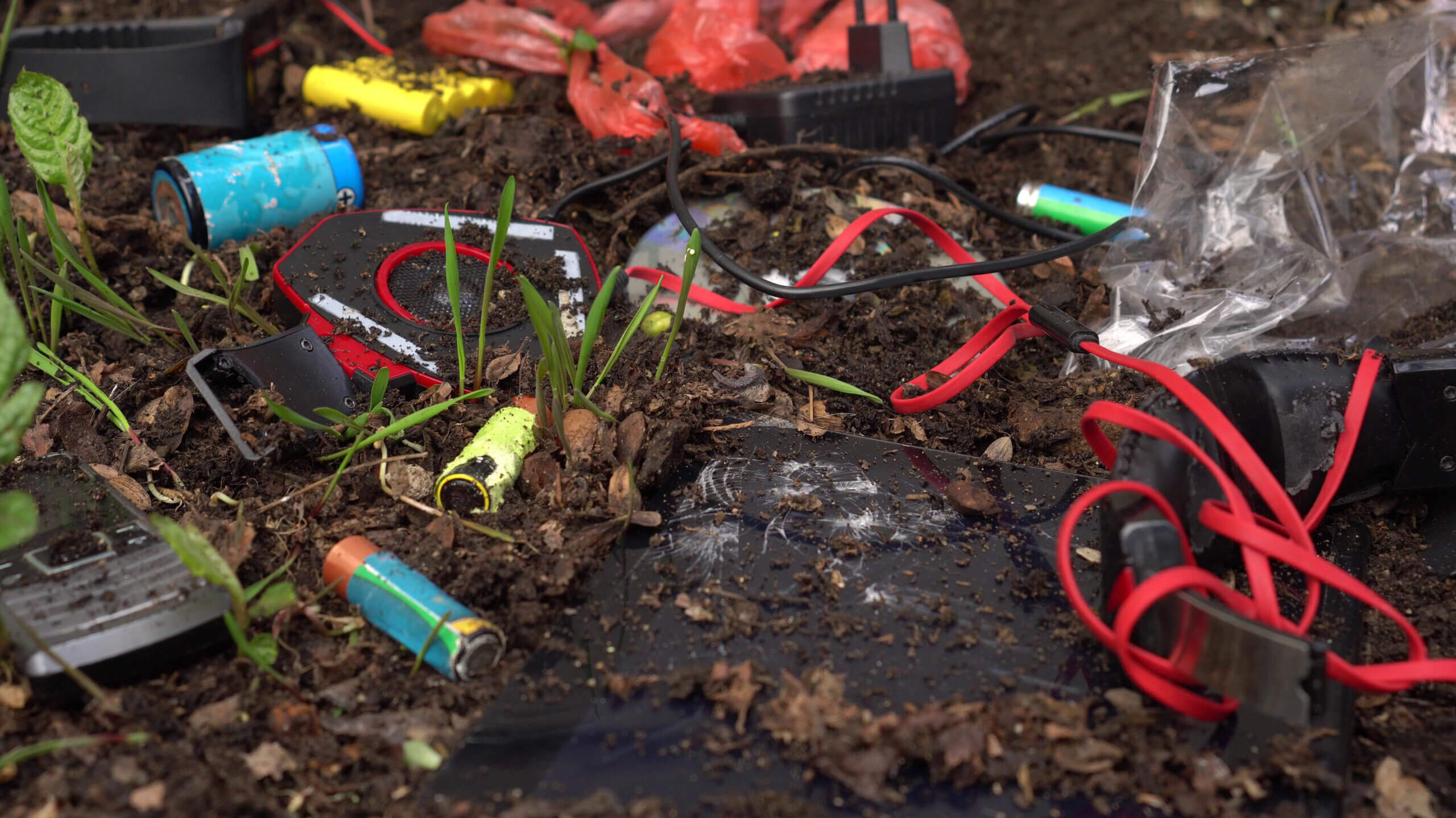 Elektroschrott in der Natur