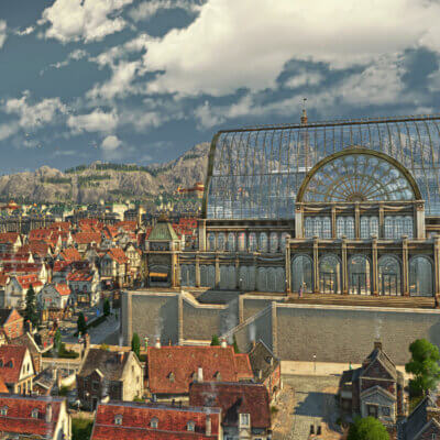 Eine große, gut ausgebaute Stadt in Anno 1800 inklusive einer Weltausstellung.