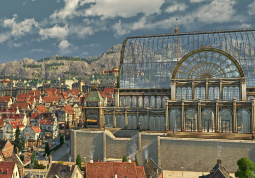 Eine große, gut ausgebaute Stadt in Anno 1800 inklusive einer Weltausstellung.