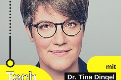 Podcastgast Dr. Tina Dingel im Netzpiloten-Design.