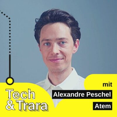 Podcast-Gast Alexandre Peschel im Tech & Trara-Design